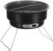 Gaskugelgrill Camping im Freien Edelstahl-Grill-Grill-faltender Eissatz-Ofen-BBQ-Grill Flaschenzug Kaufen (Black, One Size)