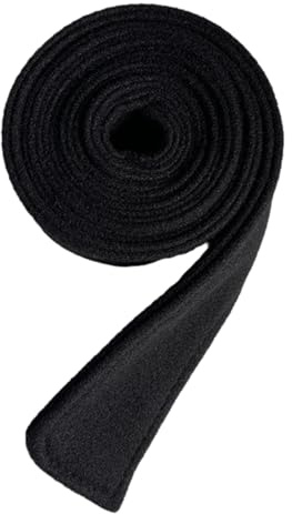NOPOXA Cinturón de cintura para mujer con abrigo de lana ajustable de longitud decorada con borlas de lujo de doble cara