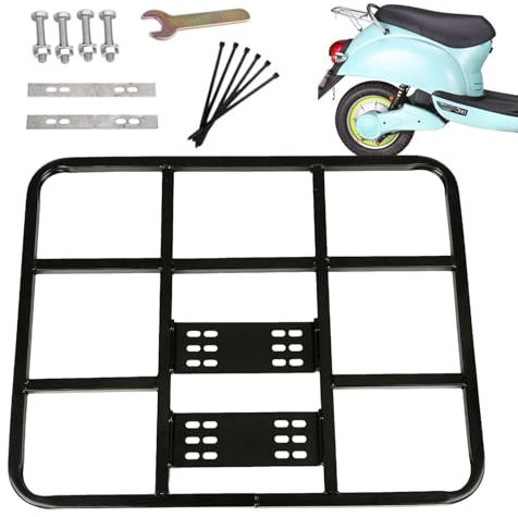 Portabici posteriore per bicicletta – portabiciclette per veicoli – portabici in metallo, gancio di traino rimovibile, portabagagli posteriore, portabici per bicicletta