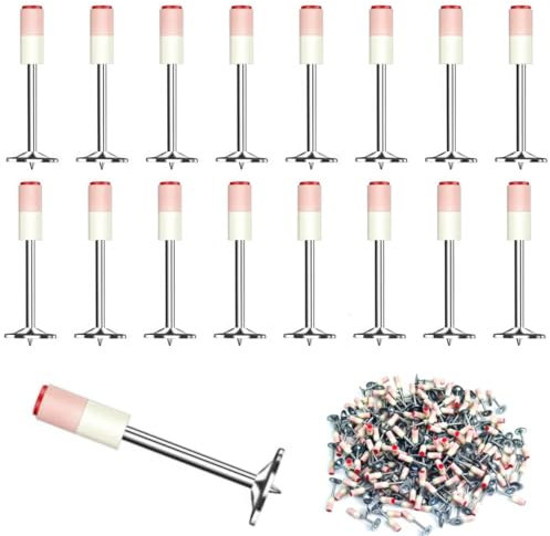 200 Pieza Clavos para Pistola de Clavos Manual de 7,3 mm para Hormigón, Clavadora Hormigon Clavos Pared, para Fijar Conductos de Cable en Techos y Paredes de Hormigón