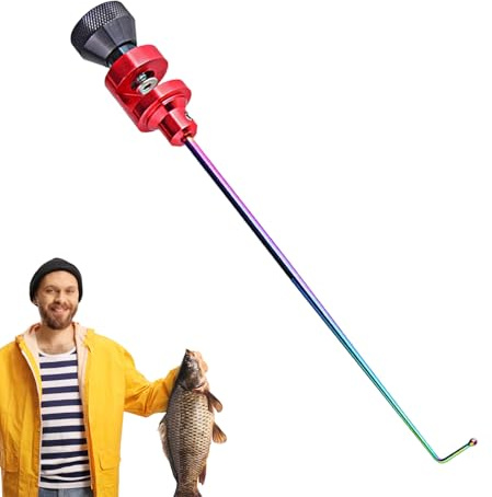 Strumento di rimozione del gancio per pesce, attrezzatura di estrazione di sicurezza in lega | Con estrattore gancio tubo di stoccaggio, per uomini adulti padri acqua salata Kayak e barca lago e