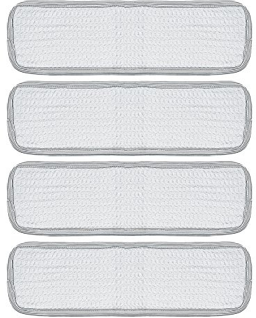 Polti paeu0281 Kit 4 Paños para suelos para Vaporetto