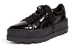 PUMA Women's Fenty Pointy Creeper Patent Casual Shoe, Puma Black, 8