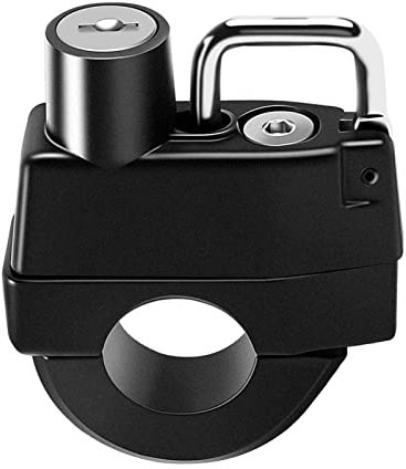 Zceplem Lucchetto Per Caschi Da Moto, Multifunzione Fisso Antifurto, Lucchetti Universali Per Caschi e Parti Di Motociclette, 2 Chiavi