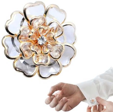 Dekorativa för blomformade knappar för kvinnor - Vintage metall med blomform för sömnad och kläder | s för överdrag av skjortknappar, kostym och - för kvinnor, mödrar,