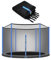 ULTRAPOWER SPORTS Ersatznetz Sicherheitsnetz Trampolinnetz für Trampolin 244cm 6Stangen Blau