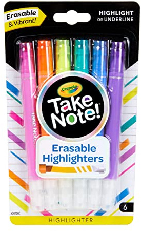 CRAYOLA HIGHLIGHTERS 6/PKG 58-6504