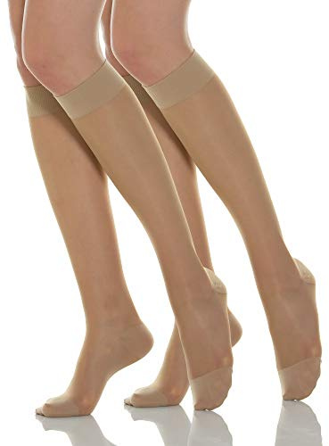 Relaxsan Basic 750 (2 Paia - Carne, tg.2) gambaletti compressione graduata 70 Den