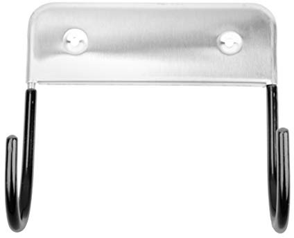 DOITOOL Soporte de Tabla de Planchar de Montaje en Pared Soporte de Almacenamiento de Tabla de Planchar de Acero Inoxidable Gancho para Toallas para Lavadero