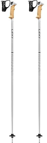 LEKI Stella S Skistöcke, weiß-schwarz-Silber, 115CM