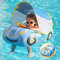 Baby Schwimmring mit UPF50+ Sonnendach, aufblasbares Pool-Spielzeug für 6-48 Monate alte Kinder (Style 1)