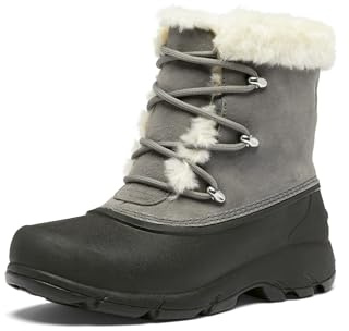 Sorel Bottes Snow Angel, Daim imperméable, Poignet en fausse fourrure, Isolation robuste, Adhérence supérieure - Femmes