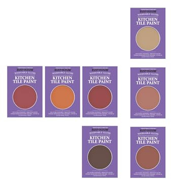Rust-Oleum Kitchen Wall Tile Paint in Gloss Finish – Fiery Shades Tester Box