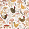 ReWallpaper Tapete Selbstklebend Weiß Muster Pilze Klebefolie Möbel Waldtiere Hühner Küchentapeten Landhausstil 44.5CMx3M Weiß Tapete Badezimmer Selbstklebende Folie Wand Schrank mit Motiv