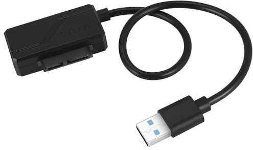 Reinscer Cable adaptador USB 2.0 a Mini SATA II 7 + 6 de 13 para ordenador portátil Cd/DVD Slimline Drive