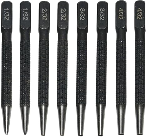 8 Poinçons De Positionnement Manuels, Poinçons Rbi De Précision, Outils De Marquage Du Bois En Métal, Poinçons Manuels De Bricolage, Outils De Poinçonnage.