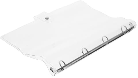 ASAKKURA Copertina per Quaderno Trasparente A4 in Plastica Fibbia, Raccoglitore ad Anelli Resistente e Riutilizzabile, Custodia per Quaderno Scuola e Ufficio, Protezione Documenti Pratica