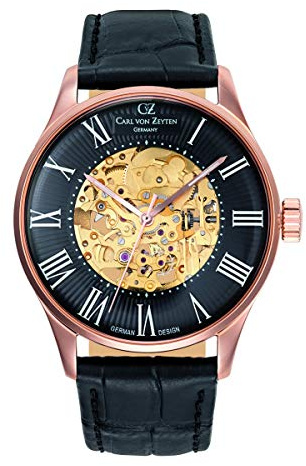 Herrenuhr Original NEU Carl von Zeyten -Feldberg- CVZ0011RBK
