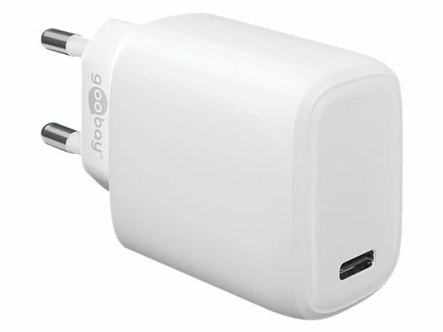 Goobay 53865 USB-C PD (Power Delivery) Schnellladegerät 20W, Ladegerät/Netzteil/Charger für USB Typ C Geräte