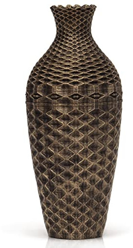 Suanti Blumenvase, 27,9 cm hohe Vase mit minimalistischem Design und einzigartigen Formen, Bodenvase für Schlafzimmer, Wohnzimmer, Büro und Küche