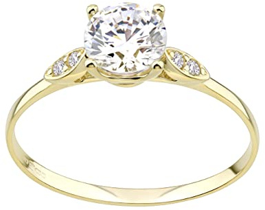 Old English Jewellers 9ct Yellow Gold 1.00ct Solitaire Engagement Ring size J K L M N O P Q R S (M)