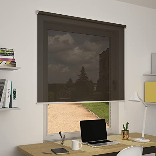 OR Tende - Tenda a Rullo Filtrante SCREEN 10% su misura 300x200 cm Personalizzabile per interni per porta finestra e basculante Made in Italy