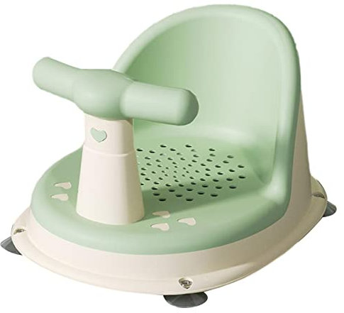 Fukamou Seggiolino per Bagnetto Antiscivolo,Seggiolino da Bagno per Neonato Supporto per Vasca da Bagno per Neonato con Supporto per Schienale e Ventose - Sedili Leggeri per Sedia da Bagno Surround