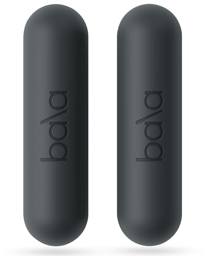 Bala Hantelset für Damen & Herren, 1,4 kg Hanteln (Anthrazit) – Set mit 2 Stangen für Gehen, Krafttraining, HIIT, Boxen & Aerobic – Hantelgewichte für das Training zu Hause