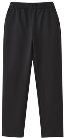 Boys Joggers Kids Baggy Pants Cotton Sweat Pants Elastic Waist Pant Comfy Trousers Cinch Bottom Pant with Pockets CC1-Black 14 Years 16 Years