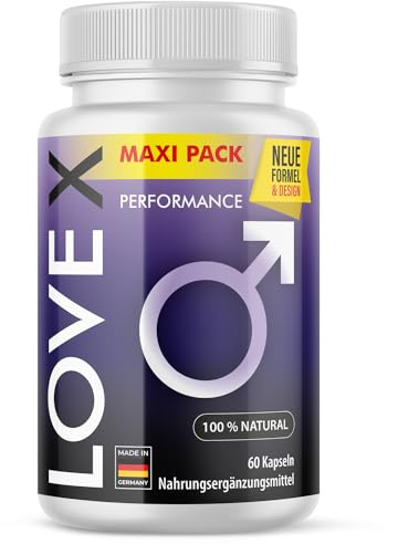 Love X Capsule | con L-arginina, L-citrullina e zinco | per provare finalmente di nuovo piacere | 60 capsule