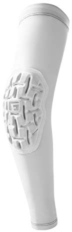 G-Form Padded Pro Team Basketball Sleeve - Manchettes pour hommes et femmes - Blanc, Adulte Petit/Moyen