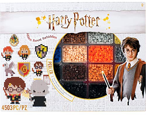 Perler 80-54345 Kit de cuentas de fusible de Harry Potter para niños y adultos, viene con 19 patrones, multicolor, 4503 piezas