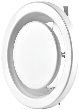Steinberg14 Justerbar skivventil 125 mm - diffusor/ventilationsgaller - Skivventil i rostfritt stål
