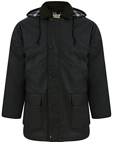 Countryman Waxberry Cotton Wax Padded Jackets (Olive, XL)