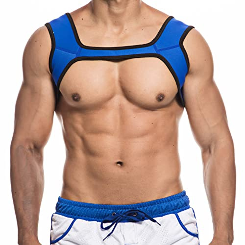 Men Chest Harness Mens Shoulder Strap Fitness Shoulder Rubber Sports Shoulder Straps