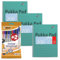 BIC Cristal - Bolígrafos originales de punta media de 1,0 mm, colores surtidos, paquete de 10 y bloc Pukka Pad A4 metálico Jotta Book, 3 cuadernos encuadernados, papel de 80 g/m², perforadora de 4