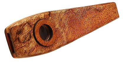 Kazoo-flöjt, premiumlönnträ, Bredflöjtinstrument för Blues, Folkmusik, Countrymusik, Kompakt Storlek, Lätt, Bra Present Till Familj och Vänner, Musikinstrument för Present,