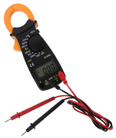 CHILDWEET Multímetro Digital De Pinza Alta Precisión Protección Completa Medidor De Corriente y Voltaje Amperímetro Gancho Para Uso Seguro y Medidas Precisas y Diseño Conveniente De