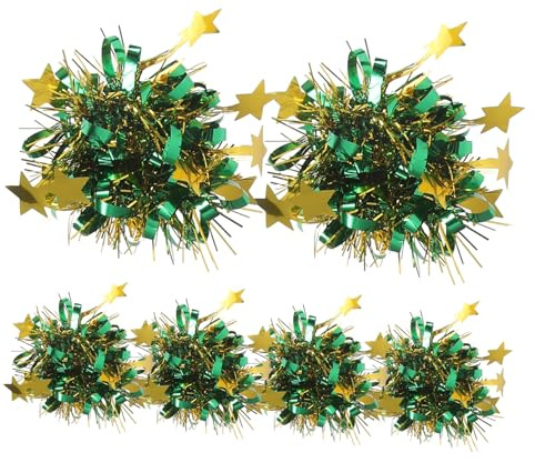 TOYANDONA 6piezas Pompones Animados para Equipo De Cheerleading Accesorios para Animadoras