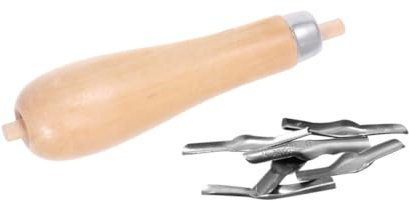 VILLFUL Professionelles 5-kopf Schnitzwerkzeug Satz Mit Holzgriff Für Selbstgemacht Skulpturen Gravurwerkzeug Für Anfänger Und Experten Geeignet Für Holzschnitzerei Und Detailarbeiten