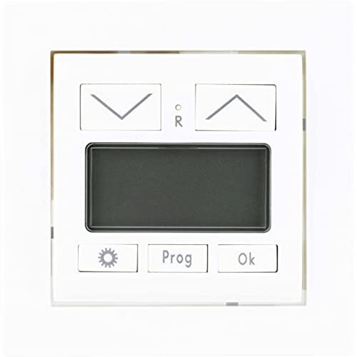 REV Futura, Abdeckung Zeitschaltuhr, Bedienfeld für Jalousie und Rollladen, Weiss