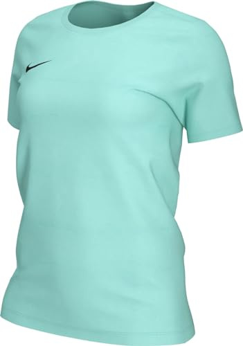 NIKE Womens Dri-fit Park 7 Jby T-Shirt, Hyper Turq/Black, S EU