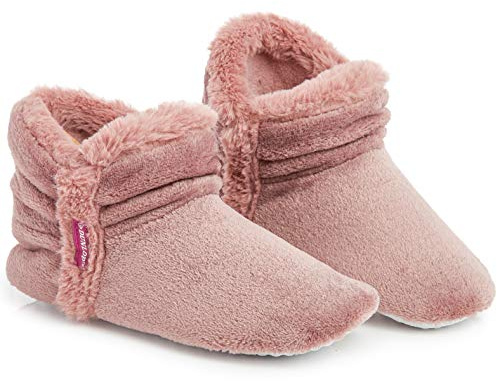 Dunlop Tofflor för kvinnor, ankeltofflor av hög kvalitet, minnesskum, fårskinn, tofflor, inomhus, utomhusskor, bekväma varma vintertofflor, ankelstövlar, present till damer