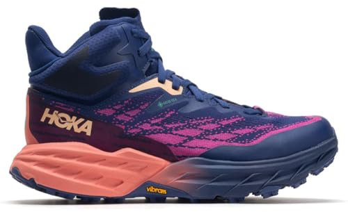 HOKA ONE ONE 1127919-BBCML Speedgoat 5 Mid GTX Trekking Shoes Female Bellwether Blue/Camellia 38 2/3