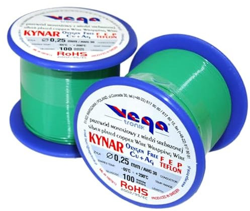 KYNAR - Filo avvolgente, 100 m, colore: Verde