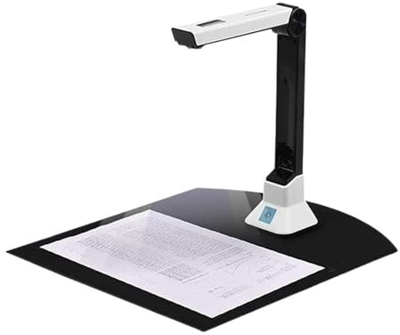 Document Scanner, Dokumentkamera for lärare, bärbar USB-dokumentkameraskanner med stativ 8MP HD A4-format Doc Cam Photo Scanner,for Teaching Business Meetings