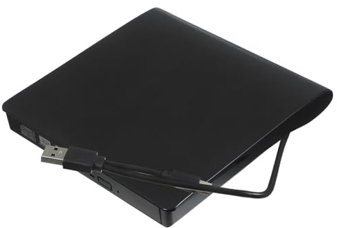 MUELODSIC Óptica USB y Type C Grabadora DVD Portátil con Doble Compatible con PC y Laptop sin Necesidad de Instalación Rápida y Estable para Reproducción y Grabación de CD DVD