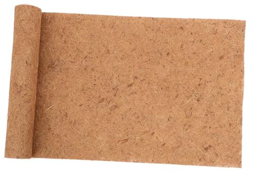 NUOBESTY Alfombrilla Natural de Fibra de para Reptiles Resistente y Fácil de Limpiar Sustrato para Terrarios y Protección de Plantas para Escalar y Cubrir Suelo