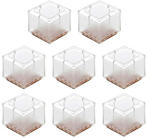 UOOOM 8stk. Stuhlkappen Silikon Stuhlbeinkappen Tische und stühle fuß Floor Protektoren (3035-8#)