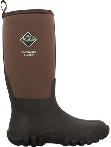 MUCK Men's Edgewater Classic Tall Boot, Brown, Size 9(M)